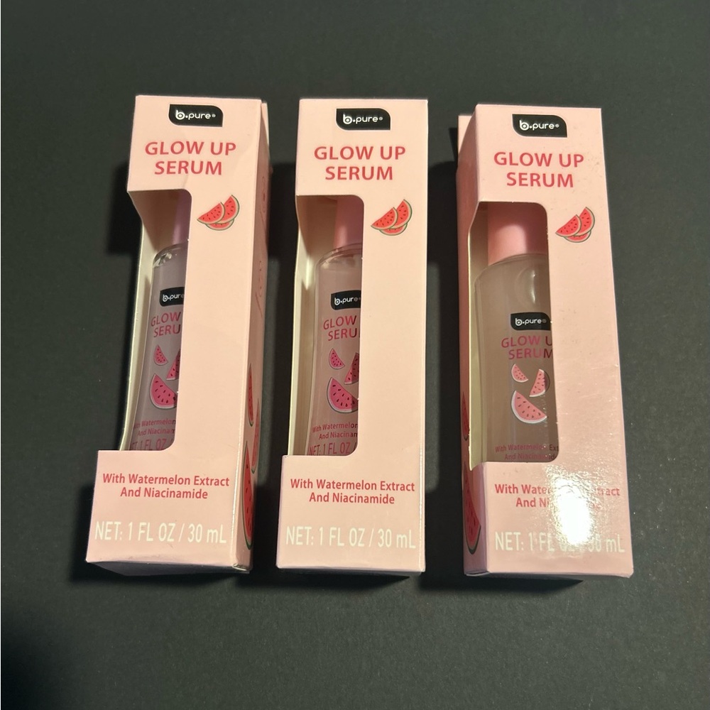 Set of 3 B.Pure Watermelon Glow Up Serum Watermelon Extract + Niacinamide BNIB!